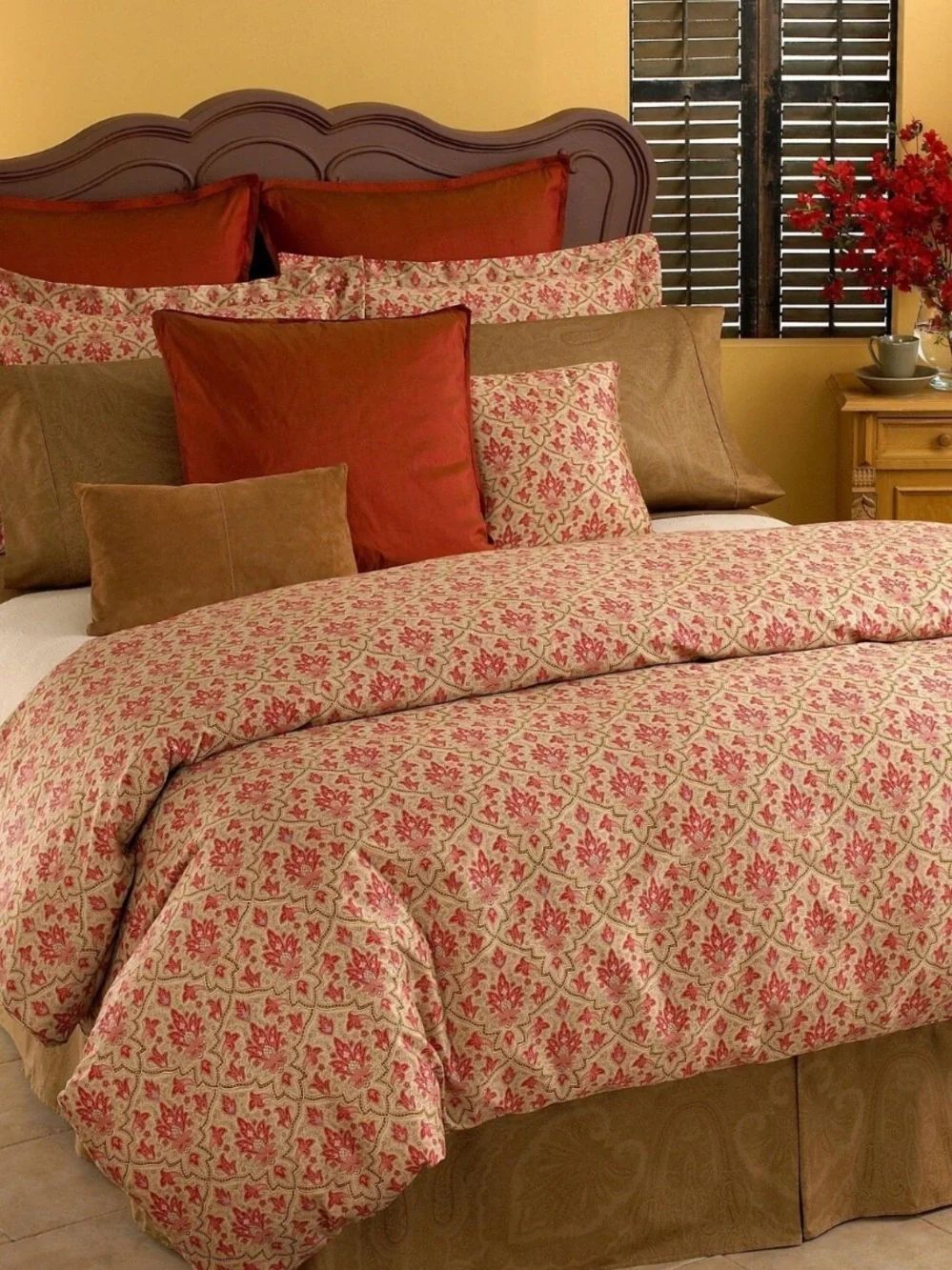 Made in Italy Ralph Lauren Langham Queen Sateen Cotton Duvet Cover